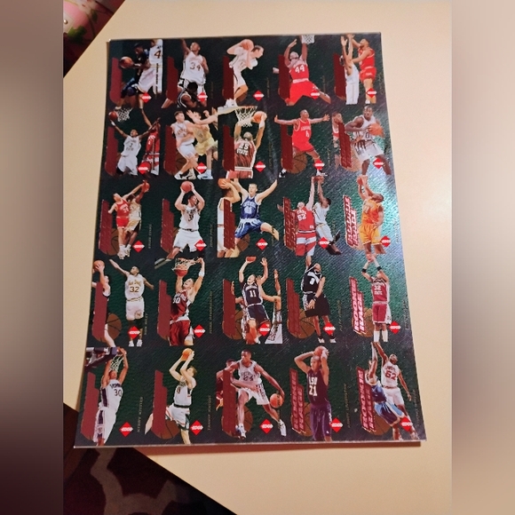 NBA Other - 1996 Collectors Edge Rookie Rage Uncut Sheet!